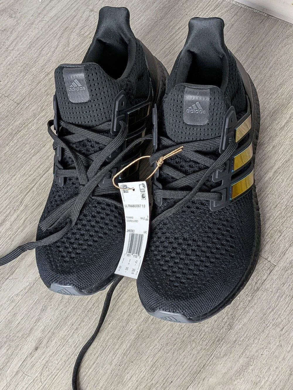 Adidas UltraBoost 1.0 DNA Black Gold Men’s Size 8.5 New